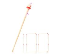 Ear Wax Pick Wood - 100PCS Doll Head Spoons For Safe Cleaning | Earwax Removal Kit Supporting Hygiene Routine, Gentle Home Use, Portable Design For Kids, Practical Care