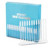 Ear Wax Removal,24PCS Sticky Cotton swabs Professional Ear Cleaner Set Earwax Removal Tool,Reusable Ear Sticky Cotton Buds Wax Removal Set for Children & Adults