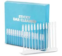 Ear Wax Removal，24PCS Sticky cotton swabs Professional Ear Cleaner Set Earwax Removal Tool,Reusable Ear Sticky Cotton Buds Wax Removal Set