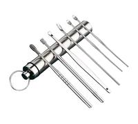 Ear Wax Removal, 6Pcs/Set Ear Wax Removal, Portable Stainless Steel Cleaner with Storage Box, Home Essentials for Kids, Adults, Family