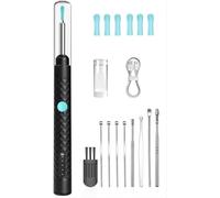 Ear Wax Removal Kit Wireless Otoscope with 1920P HD Camera and 6 PCS Ear Spoon 3.5mm Smart Visual Ear Cleaner Tool with Soft Tips App Support Safe for Adults and Children