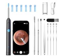 Ear Wax Removal Kit with 1080P Camera, Ear Cleaner with Light & 8PCS Ear Spoons, Visual E/ar Cleaning Camera Kit, Ea/r Camera for Wax Removal, Electric Ea/r Wa/x Removal Kit, Wide Multi-Purpose Use