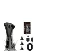 Ear Wax Removal Kit with 2 in 1 Water Tank & 4 Pressure Settings - Electric Ear Cleaning System with Smart Temperature Sensor, Safe Ear Irrigation Flushing -Black