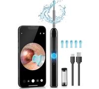 Ear Wax Removal Tool Camera, 1080P HD Scope and 6 LED Lights, Ear Cleaner with Camera, Ear Cleaning Kit - Earwax Remover Tool with 5 Spoon (Onyx)