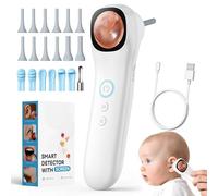 Ear Wax Removal Tool Camera, Ear Cleaner with Camera, 1080P HD Ear Camera and 6 LED Light, Smart Ear Wax Removal Kit with 6 Ear Pick, 6 Pcs Ear Set, Ear Camera Wax Removal for Health Care