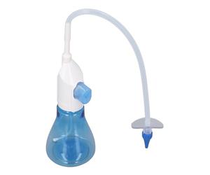 Ear Wax Removal Tool Manual, Ear Wax Cleaner Gentle Ear Irrigation Flushing System with 30 Nozzles, Ear Cleaning Washer Kit for Adults & Kids, Professional Earwax Remover (Sky