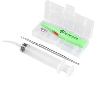 Ear Wax Removal Tool with LED Light, Upgraded Tonsil Stone Remover Tool, Earwax Cleaning, Precision LED Earwax Removal Stainless Steel Remover for Oral Care Ear Care, Better Accuracy