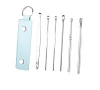 Ear Wax Remover Ear Cleaner Earpick Sticks Wax Removal Tool Care Ear Cleanser Spoon Earwax Remover(Blue)