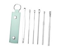 Ear Wax Remover Ear Cleaner Earpick Sticks Wax Removal Tool Care Ear Cleanser Spoon Earwax Remover(Green)