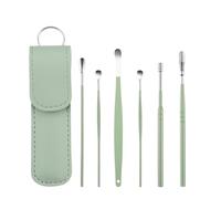 Ear Wax Remover Ear Cleaner Earpick Sticks Wax Removal Tool Care Ear Cleanser Spoon Earwax Remover(Green1)