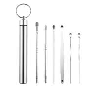 Ear Wax Remover Ear Cleaner Earpick Sticks Wax Removal Tool Care Ear Cleanser Spoon Earwax Remover(Sliver)