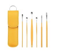 Ear Wax Remover Ear Cleaner Earpick Sticks Wax Removal Tool Care Ear Cleanser Spoon Earwax Remover(Yellow1)