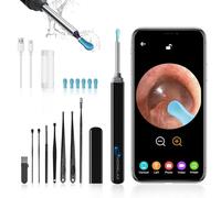 Ear Wax Remover, Ear Wax Remover Tool with 8 Pieces Ear Kit, Ear Canal Cleaner with 1080P Camera, Ear Cleaning Kit with 6 Ear Pads, Ear Wax Cleaner with