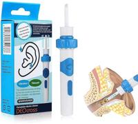 Ear Wax Remover, Electric Ear Cleaner, Ear Wax Removal Vacuum, Electric Ear Wax Remover Vacuum Cleaner for Adults and Children, Electric Ear Wax Removal Kit with 2 Pcs Silicone Replacement Heads