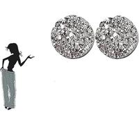Earallure Magnetic Earrings, Magnetic Earrings, Earallure Lymphatic Earrings, Earallure LymphDetox Magnetotherapy Germanium Earrings for Men and Women (Silver)