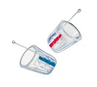 EARasers High Fidelity Earplugs for Music, Musicians, DJ's - Reusable Noise Reducing Silicone Hearing Protection - SNR 20 (Transparent, Combo Size M&L)