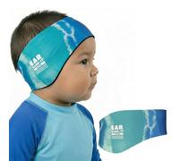 EarBandit Ultra Small Tie Dye Blue Swimmers Headband