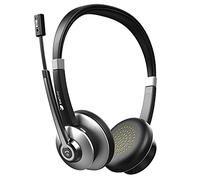 Earbay Bluetooth Headset, Wireless Headset with Mic Noise Canceling, Stereo PC Headphones with Microphone Mute&28H Clear Talk for Office/Computer/Smartphones/Skype/Zoom/Meetings/Call Center