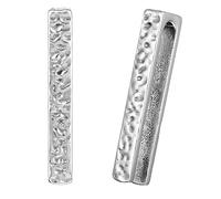 Earblity 2PCS 6mm 2g 316 Stainless Steel Light Weight Lyra Meteor Ear Hangers Weights for Stretched Lobe Expander Hypoallergenic Body Ear Gauges Plugs for Women, Metal, no gemstone