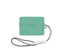 Earbud Case Compatible with Sony WF-1000XM6, Silicone Shockproof Cover with Lanyard & Carabiner (Light Green)