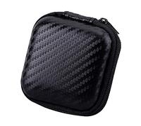 Earbud Case Hard EVA Headphone Storage Bag Small Zipper Pouch Holder for Wireless Wired Earbuds Wall USB Adapter Cable Shockproof Portable