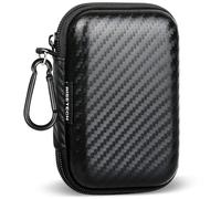 Earbud Case, RISETECH Earphone Carrying Case Holder Storage Mini Bag Headphone Small Pouch Cell Phone Accessories Organizer for EarPods Airpods Beats Flex Bose Wired Earbuds USB Cable Wall Charger