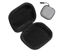 Earbud Case - Small Electronics Organizer, Hard EVA Carry Bag, Secure Zipper Closure, Resistant Shell, Compact Build | Storage Solution for Earphones Headphones Accessories