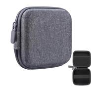 Earbud Case - Small Mesh Inner Pocket Box - Earphone Data Cable Protective Case - for Phones Memory Cards Batteries Charger Adapter Hard Drive Earphone Travel Office Daily