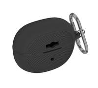 Earbud Silicone Charging Case Cover for OpenDots Air, Black | Textured Grip Shell for Commute Carry and Desk Storage