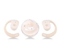 Earbud Translator In Real Time, Translator Earbuds Bluetooth 5.4, 144 Languages Online Translation, Over Ear Earbuds with APP for Travel Music & Calls (Beige)