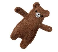 Earbuds Animal Case, Plush Cartoon Earphone Cover, Soft Knitted Coin Pouch, Cute Crochet Storage Bag for Commuting & Travel, 35g, 7.87x3.94 inches, Plush, Brown, Se référer au descriptif, Refer to