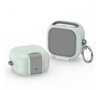 Earbuds Case Cover Compatible for Samsung Buds4/4 Pro, Earphone Pouch Headphone Shell Sleeve Ear Buds TPU Box Headset Shockproof Storage Bag(1PCS Case Only) (Mint Green)