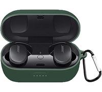 Earbuds Case, onetuo Silicone Easy Carrying Protective Case Cover Compatible with Bose QuietComfort Noise Cancelling Earbuds (Green)