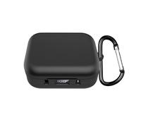 Earbuds Protective Cover for Soundcore P41i,Wireless Silicone Soft Case Compatible with for Soundcore P41i,Shockproof Shell Case Protective Sleeve with Hook (black)