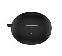 Earbuds Silicone Case for Huawei FreeBuds 6i Headphone Protective Cover Drop-proof and Dust-proof Earphone Protection Sleeve (Black)
