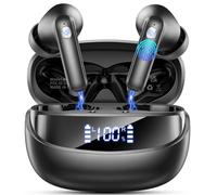 Earbuds Wireless Bluetooth Headphone, Bluetooth 5.4 Earbuds Noise Cancelling, 4 Mic, 45H Deep Bass Stereo Sound Earphone Wireless Headphone in ear, Dual LED Power Display, Type C Fast Charge Ear Buds