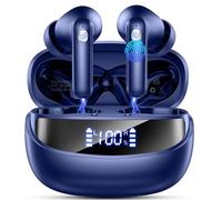 Earbuds Wireless Bluetooth Headphone Noise Cancelling, Bluetooth 5.4 Earbuds, 4 Mic, 45H Deep Bass Stereo Sound Earphone Wireless Headphone in ear, Ear Buds Dual LED Power Display, Type C Fast Charge