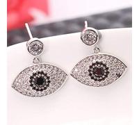 Eardrop Earrings Earrings Blue Eyes Personality of Woman Creative Fashion Sterling Silver Earrings Temperament Korean Style Hypoallergenic Earrings, LJBLEUSK