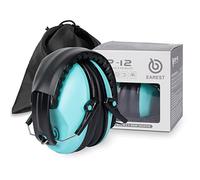 EAREST Protection Ear Muffs, Noise Reduction Safety Ear Muffs Shooting Earmuff with A Useful Carring Bag + Belt, NRR 20DB Professional Ear Defenders for Adults and Children - Blue