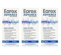 Earex Advance Ear Wax Removal Drops- Dual Action 12ml **3 PACK DEAL**