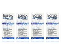 Earex Advance Ear Wax Removal Drops- Dual Action 12ml - 4 Packs