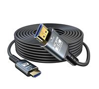 Eareyesail 8K HDMI Cable 15M, 48Gbps Fiber HDMI 2.1 Cable in-Wall CL3 Rated Support 8K@60HZ/4K@120Hz,eARC Dynamic HDR,HDCP 2.2/2.3,3D,VRR Compatible for PS5/PS4/X-Box/Roku TV/RTX3080/3090.