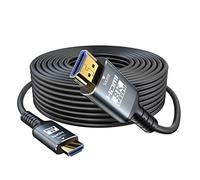 Eareyesail 8K HDMI Cable 30M, 48Gbps Fiber HDMI 2.1 Cable in-Wall CL3 Rated Support 8K@60HZ/4K@120Hz,eARC Dynamic HDR,HDCP 2.2/2.3,3D,VRR Compatible for PS5/PS4/X-Box/Roku TV/RTX3080/3090