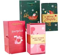 EARFORU Surprise Box Gift Box - Creating the Most Surprising Gift, 2025 Surprise Gift Box Explosion for Money, Christmas Pop-Up Surprise Cash Explosion with Confetti, Fun DIY (Pink+Green)