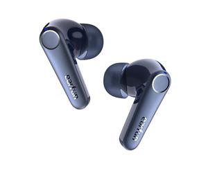 EarFun Air Pro 3 Noise Cancelling Wireless Earbuds, Qualcomm® aptX™ Adaptive Sound, 6 Mics CVC 8.0 ENC, Bluetooth 5.3 Earbuds, Multipoint Connection, 45H Playtime, App Customize EQ, Blue