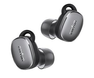 EarFun Free Pro 3 Noise Cancelling Earbuds, Snapdragon Sound™ with Qualcomm aptX™ Adaptive, 6 Mics ENC, Multipoint Connection, Bluetooth 5.3 Wireless Earbuds, Cozy Fit, Upgraded App Customization,33H