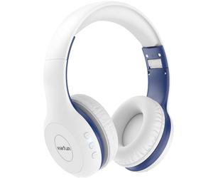 EarFun Kids Headphones Wireless, Bluetooth 5.4 Headphone for Child with Mic, 85/94dB Volume Limited Foldable Over Ear, Hi-Fi Stereo Sound, 40H Playtime, Tablet, Phone, PC, School/Travel, Gift, White