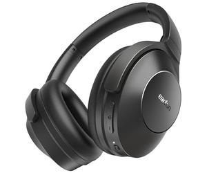 EarFun Wave Life Hybrid Active Noise Cancelling Headphones, Wireless Over Ear Headphones Bluetooth 5.4, 60H Playtime, 4 Mics AI Clear Call, Deep Bass, Comfortable Fit, Custom EQ, Multipoint Connection