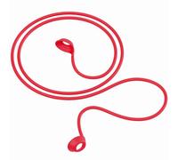 Eargasm Cherry Bomb Connector Cord for Earplugs - Protect Earplugs with Flexible Red Silicone Around Neck Lanyard String for Easy Wearing and Removal - Compatible with High Fidelity, Smaller Ears