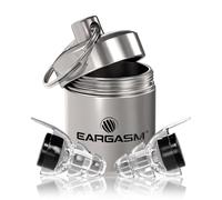 Eargasm High Fidelity Blackout Black Earplugs for Concerts, Festivals, Musicians, DJs, Night-Life, Motorcycle Hearing Protection - Reusable Ear Plugs for High Fidelity Noise Reduction up to 21 dB